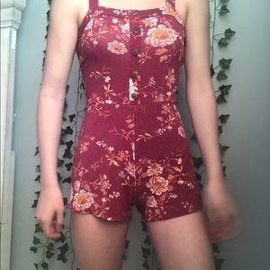 Flowered Romper